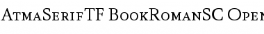 AtmaSerifTF-BookRomanSC Regular Font