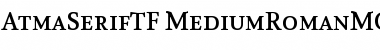 AtmaSerifTF-MediumRomanMC Regular Font