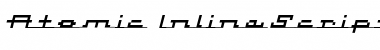Atomic InlineScriptItalic Font