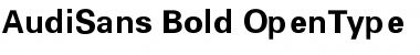 AudiSans Bold Font
