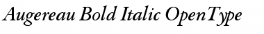 Augereau Bold Italic Font