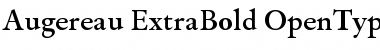 Augereau ExtraBold Font