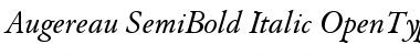 Augereau SemiBold Italic