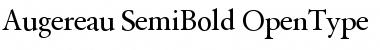 Augereau SemiBold Regular Font