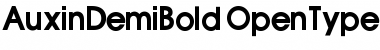 AuxinDemiBold Regular Font