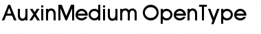 AuxinMedium Regular Font