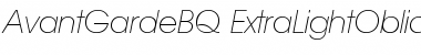 Avant Garde BQ Font