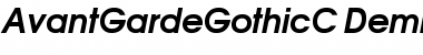AvantGardeC Bold Italic Font