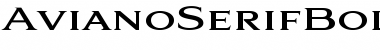 Aviano Serif Bold Bold Font