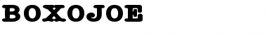 BoxOJoe Font