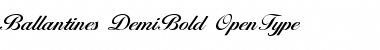 Ballantines-DemiBold Font