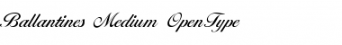 Ballantines-Medium Font