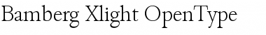 Bamberg-Xlight Font