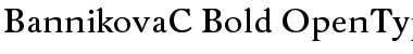 BannikovaC Font