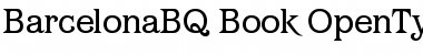 Barcelona BQ Regular Font