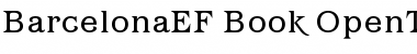 BarcelonaEF-Book Regular Font