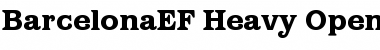 BarcelonaEF-Heavy Font