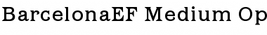 BarcelonaEF-Medium Font