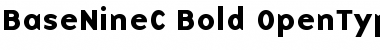 BaseNineC Bold Font