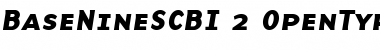 BaseNine SCBI Font