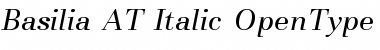 Basilia AT Italic Font