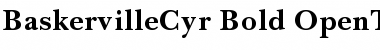 Baskerville Cyrillic Bold Font