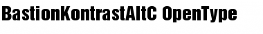 Download BastionKontrastAltC Font