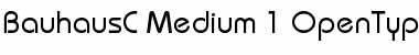 BauhausC Font