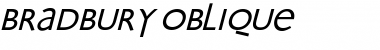 Bradbury-Oblique Font