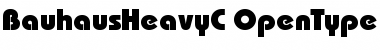 BauhausHeavyC Regular Font
