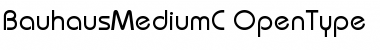 BauhausMediumC Font