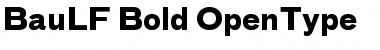 BauLF-Bold Regular Font