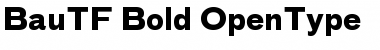 BauTF-Bold Font