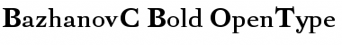 BazhanovC Bold Font
