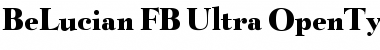 BeLucian FB Ultra Font