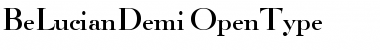 BeLucianDemi Regular Font