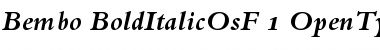 Bembo Bold Italic OsF Font