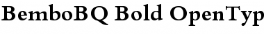 Bembo BQ Font