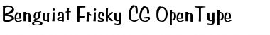 Benguiat Frisky CG Regular Font