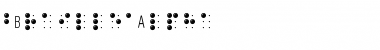 BrailleAlpha Regular Font