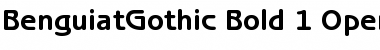 ITC Benguiat Gothic Font