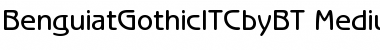 ITC Benguiat Gothic Medium Font