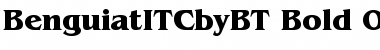 ITC Benguiat Bold Font