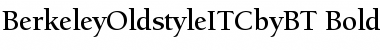 ITC Berkeley Oldstyle Bold Font