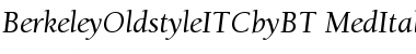 ITC Berkeley Oldstyle Medium Italic