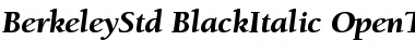 ITC Berkeley Oldstyle Std Black Italic