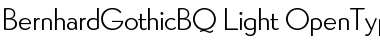 Bernhard Gothic BQ Regular Font