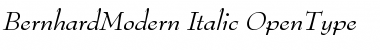 Bernhard Modern Italic Font