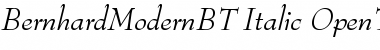 Bernhard Modern Font
