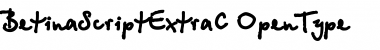 BetinaScriptExtraC Font